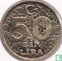 Turkije 50 bin lira 1999 (PROOF) - Afbeelding 2