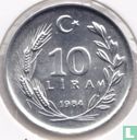 Turquie 10 lira 1984 - Image 1