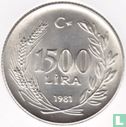 Turkey 1500 lira 1981 "FAO - World Food Day" - Image 1