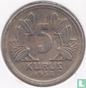 Turkey 5 kurus 1938 - Image 1
