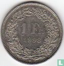 Zwitserland 1 franc 1998 - Afbeelding 1
