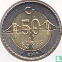 Turkije 50 kurus 2009 (klein jaartal) - Afbeelding 1