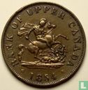 Upper-Canada ½ penny 1854 - Afbeelding 1