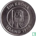 Islande 1 króna 1994 - Image 1
