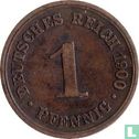 Empire allemand 1 pfennig 1900 (D) - Image 1