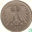 Duitsland 5 mark 1989 (G) - Afbeelding 1