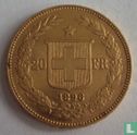 Zwitserland 20 francs 1896 - Afbeelding 1