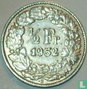 Zwitserland ½ franc 1952 - Afbeelding 1