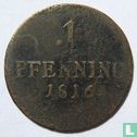Bavaria 1 pfenning 1816 - Image 1