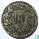 Schweiz 10 Rappen 1881 - Bild 2