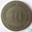 Empire allemand 10 pfennig 1899 (D) - Image 1