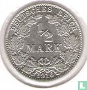 Duitse Rijk ½ mark 1916 (J) - Afbeelding 1