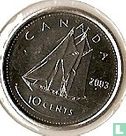 Canada 10 cents 2003 (with SB) - Image 1
