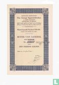 Duc George Sigarenfabrieken, Bewijs van aandeel 1.000 Gulden, 1928 - Bild 2