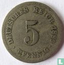 Duitse Rijk 5 pfennig 1889 (A) - Afbeelding 1