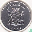 Zambie 25 ngwee 1992 - Image 1