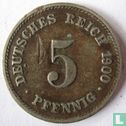 German Empire 5 pfennig 1900 (G) - Image 1