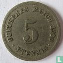 Duitse Rijk 5 pfennig 1906 (F) - Afbeelding 1