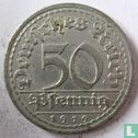 Duitse Rijk 50 pfennig 1919 (G) - Afbeelding 1