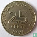 Trinité-et-Tobago 25 cents 1971 (sans FM) - Image 1
