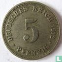 Duitse Rijk 5 pfennig 1912 (D) - Afbeelding 1