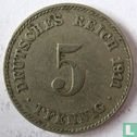 German Empire 5 pfennig 1911 (J) - Image 1