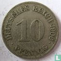 Empire allemand 10 pfennig 1906 (E) - Image 1
