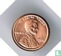 LINCOLN penny 1964 minicoin 0,95 cm USA - Afbeelding 1