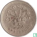 Verenigd Koninkrijk 1 pound 1986 (type 1) "Northern Irish flax" - Afbeelding 2