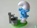Joke Smurf at washstand  - Image 1