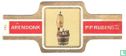 Tabakspot, zaans kuipwerk met bovenop een sigarenhouder, omstr. 1850 - Afbeelding 1