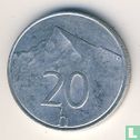 Slowakije 20 halierov 1993 - Afbeelding 2