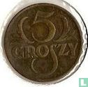 Poland 5 groszy 1923 (brass) - Image 2