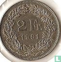 Zwitserland 2 francs 1991 - Afbeelding 1
