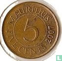 Mauritius 5 cents 2007 - Image 1