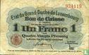 Luxemburg 1 Franc  - Afbeelding 1
