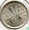 Australia 3 pence 1958 - Image 1