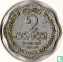 Ceylon 2 cents 1963 - Afbeelding 1