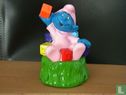Baby Smurf with blocks - Image 1