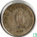 Ceylon 10 Cent 1909 - Bild 1