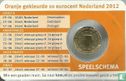 Nederland  0,10 euro 2012 (coincard) "Oranje geluksdubbeltje" - Afbeelding 2
