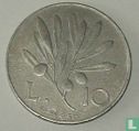 Italië 10 lire 1950 - Afbeelding 1