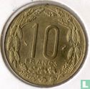 Centraal-Afrikaanse Staten 10 francs 1975 - Afbeelding 2