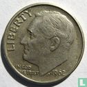 États-Unis 1 dime 1962 (sans lettre) - Image 1