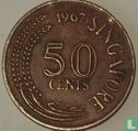 Singapour 50 cents 1967 - Image 1