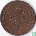 Sweden 2 öre 1877 (small letters) - Image 1
