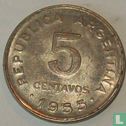 Argentinië 5 centavos 1955 - Afbeelding 1
