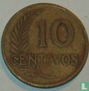 Peru 10 centavos 1951 (2.7 g - met AFP) - Afbeelding 2