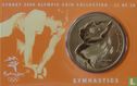 Australië 5 dollars 2000 (coincard) "Summer Olympics in Sydney - Gymnastics" - Afbeelding 2