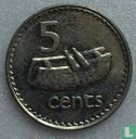 Fiji 5 cents 1992 - Image 2